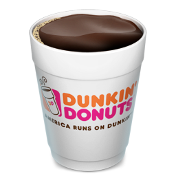 Open drink dunkin donuts coffee