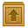 Box upload up increase arrow