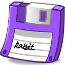 Floppy save purple