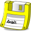 Floppy save yellow