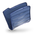 Folder dark blue