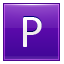 Letter violet ps