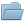 Open folder blue horizontal