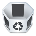 System recycle trash bin erase empty