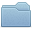 Horizontal folder blue