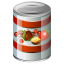 Food meal canned