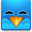 Logo happy social square twitter