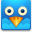 Twitter square social logo