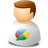User customer logo social browser face buzz google person
