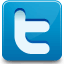 Twitter social logo silver newsletter