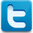 Twitter social logo silver newsletter