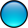 Button blank blue