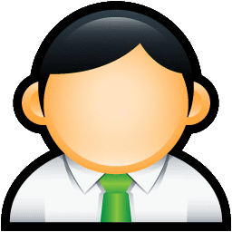Person user customer administrator green admin face
