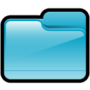 Folder generic blue