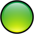Button blank green running