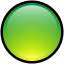 Button blank green running