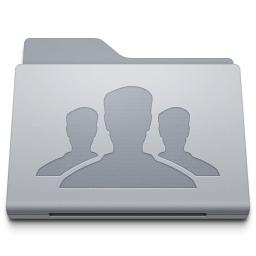 Folder people group forum person customer user face