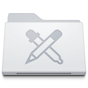 Folder app application software apps white