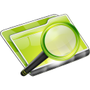 Magnify magnifying search zoom magnifier loupe find glass folder look eye