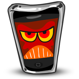 Iphone mobile angry cellphone cell phone call telephone contact