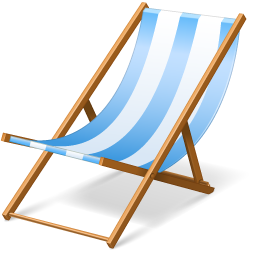 Beach summer vacation chair