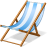 Beach summer vacation chair