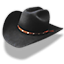 Hat cowboy black colt