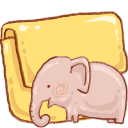 Folder elephant animal