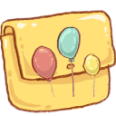 Folder balloons