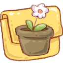 Folder flowerpot