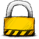 Locked secure lock