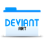 Deviantart social logo