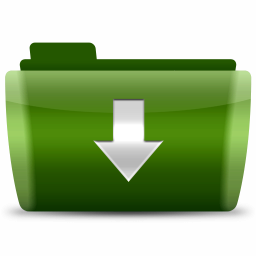 Download down decrease downloads arrow green