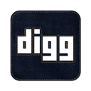 Digg square social logo