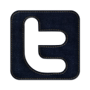 Twitter square social logo facebook