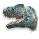 Theropod dinosaur sabre tooth tiger