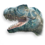 Theropod dinosaur sabre tooth tiger