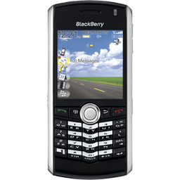 Pearl blackberry mobile black cellphone cell telephone phone call contact