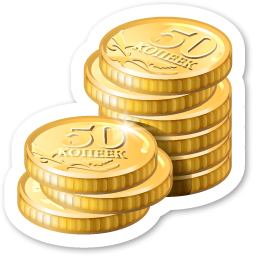 Dollar money coins cash bank finance shopping business