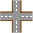 Crossroad simple plain