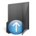 Upload up increase folder arrow