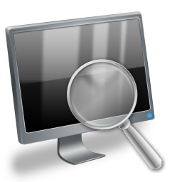 Loupe magnifier magnify magnifying search zoom find glass computer look eye hardware