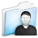 Folder user person customer face