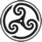 Grey wheeled triskelion