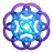 Purpleblue circleknot