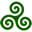 Green triskele