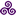 Purple triskele