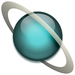 Uranus saturn icon flower