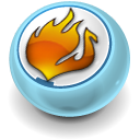 Rounded nero icon fire