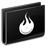 Folder burn black